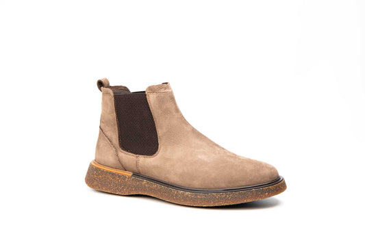 Ghete barbati casual piele naturala CATALI 061 vizon