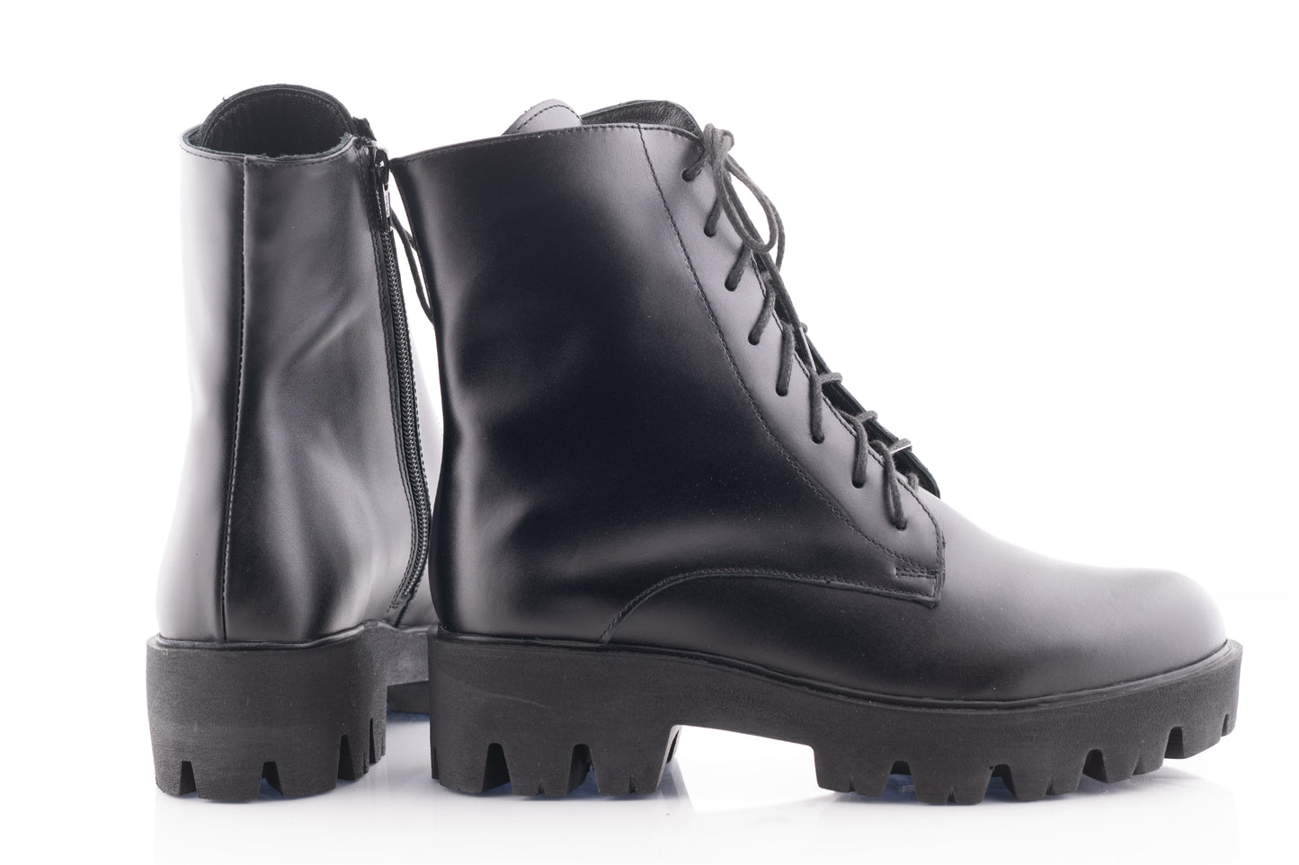 Women's casual boots made of genuine leather PERLA 1331 black box