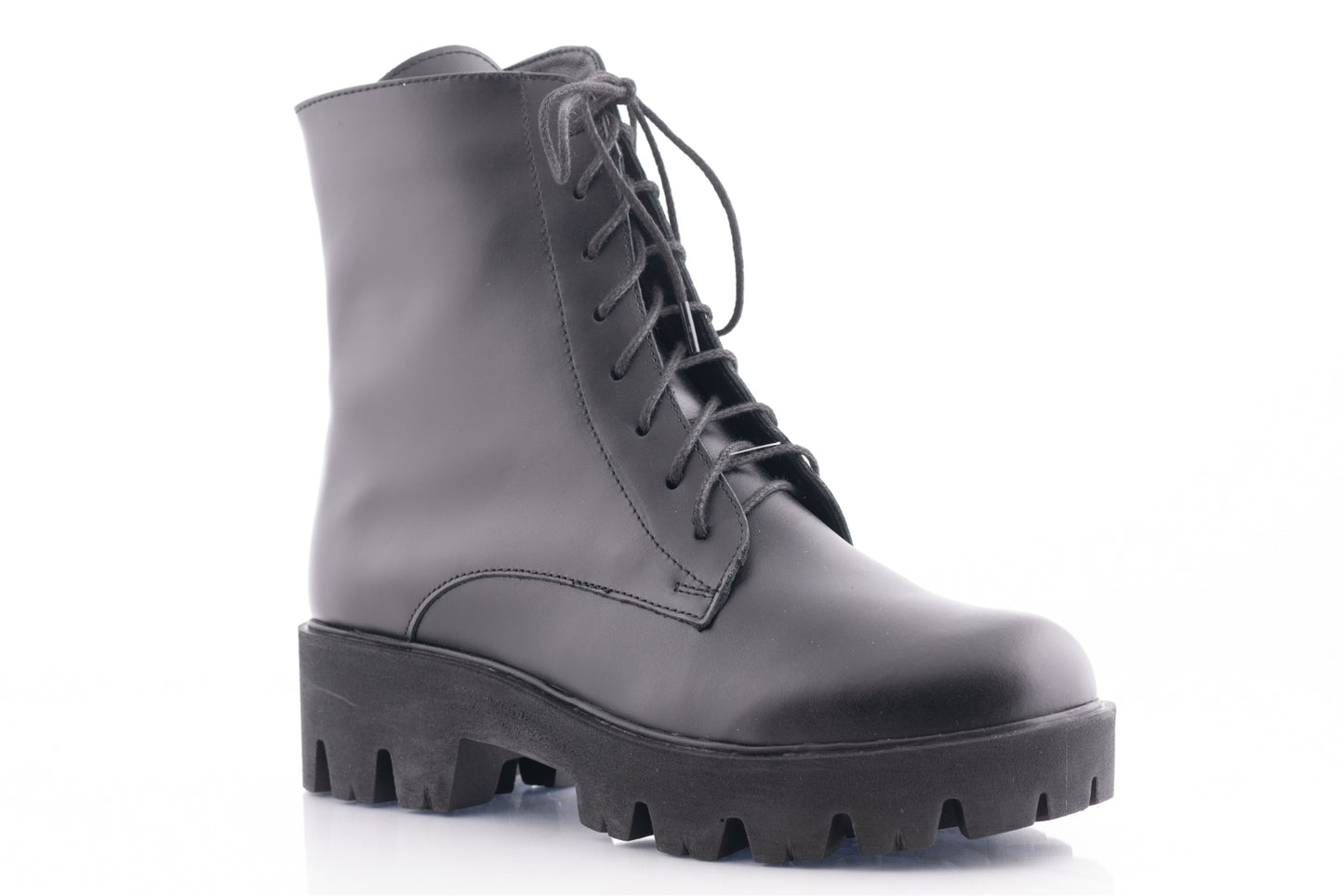 Women's casual boots made of genuine leather PERLA 1331 black box