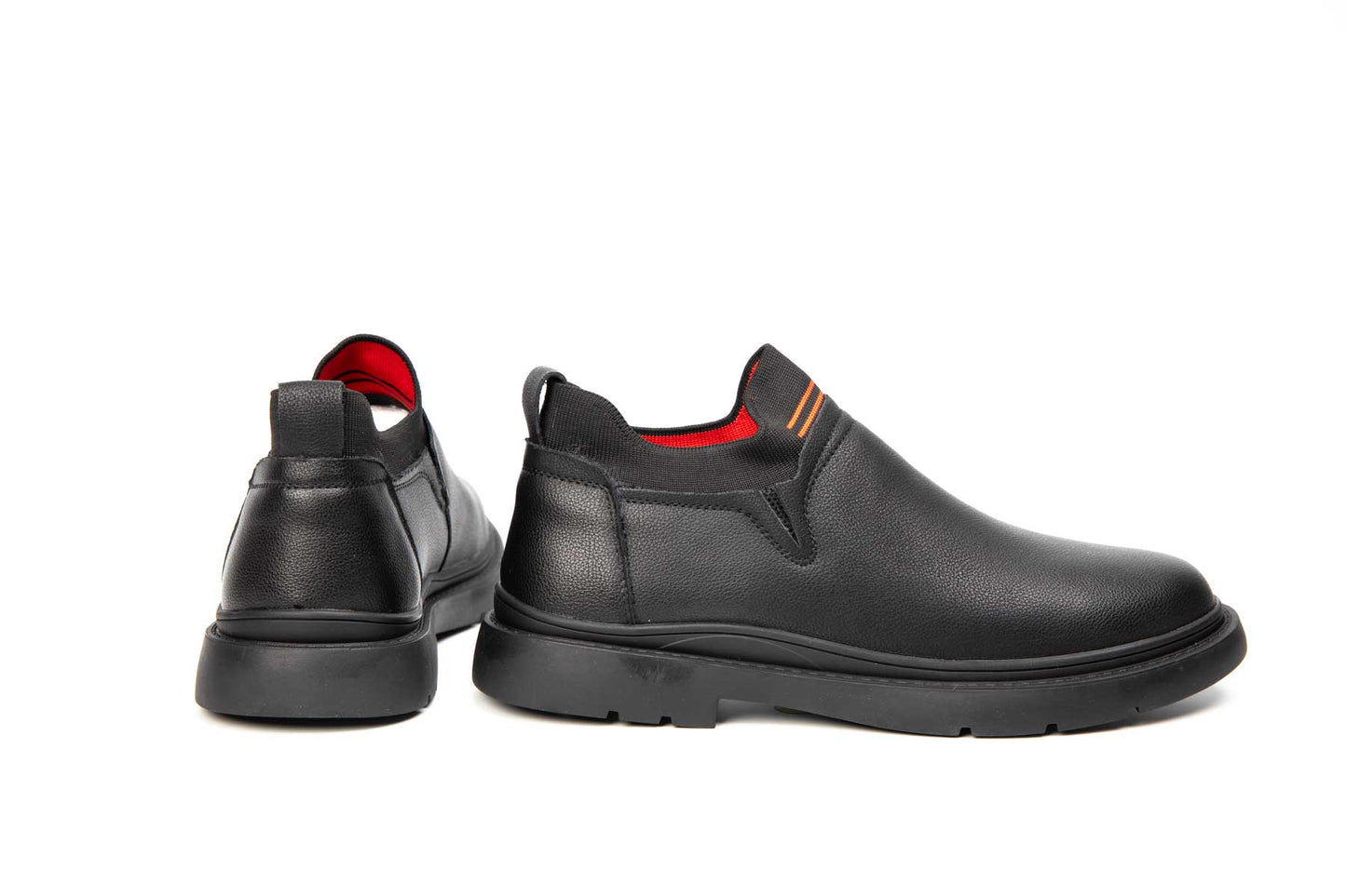 Ghete barbati casual piele naturala FRANCO GERARDO 1010-1 negru