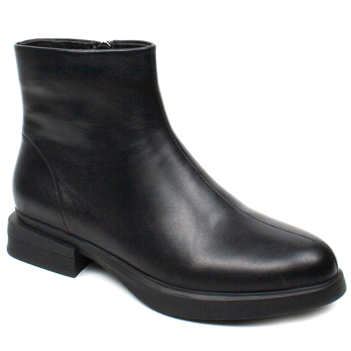 Women's casual boots made of natural leather FORMAZIONE 003 black