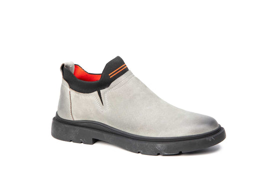 Ghete barbati casual piele naturala FRANCO GERARDO 1010-1 grey