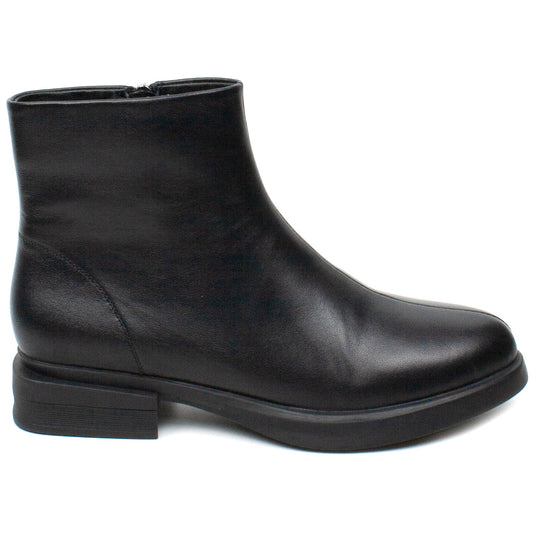 Ghete dama casual piele naturala FORMAZIONE  003 negru