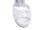 Sandale dama elegante piele ecologica 7230 argintiu