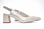 Pantofi dama eleganti piele naturala SALA dec 9977 ivory