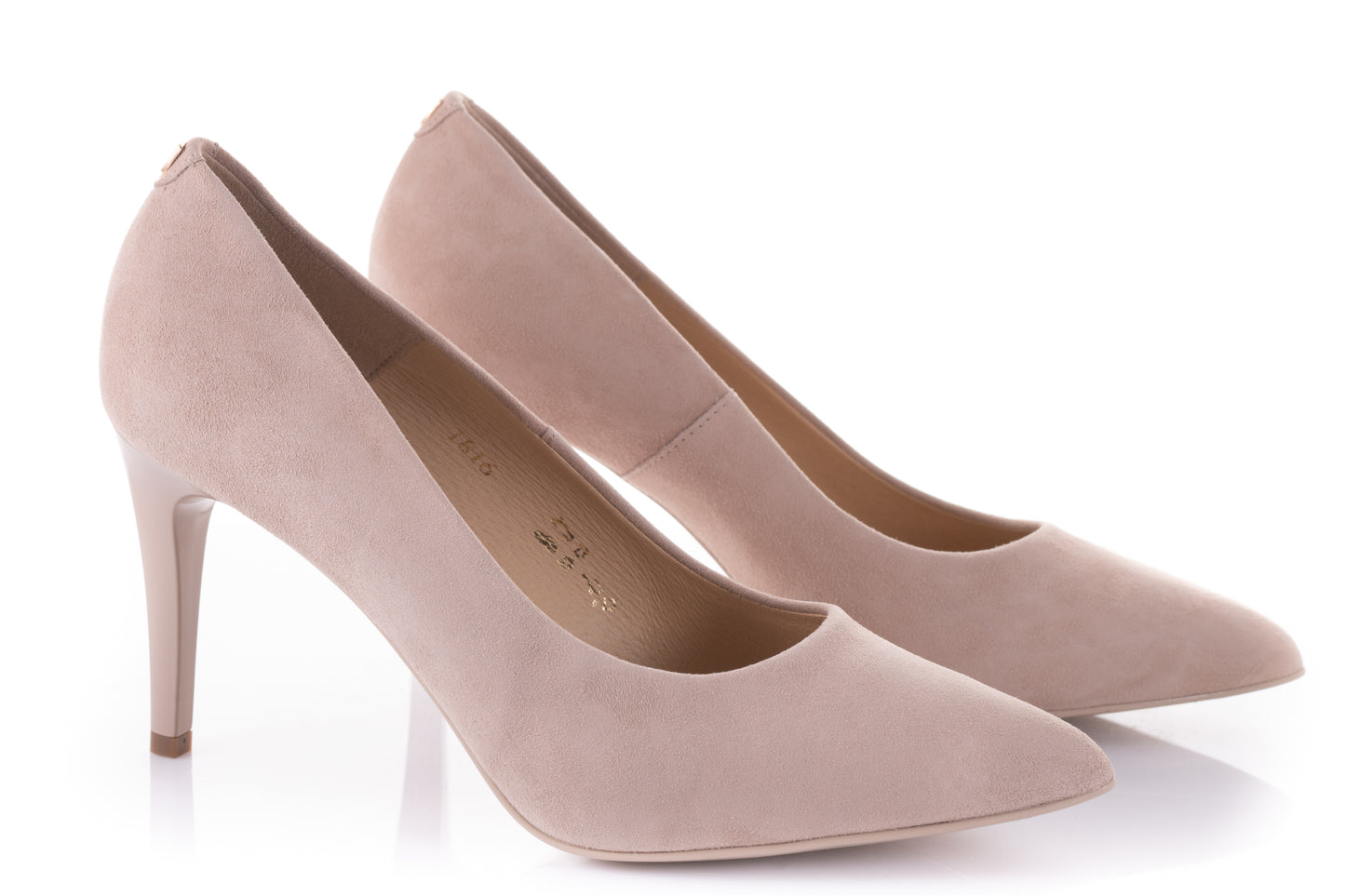 Pantofi dama eleganti piele naturala SALA 1816 ten velur