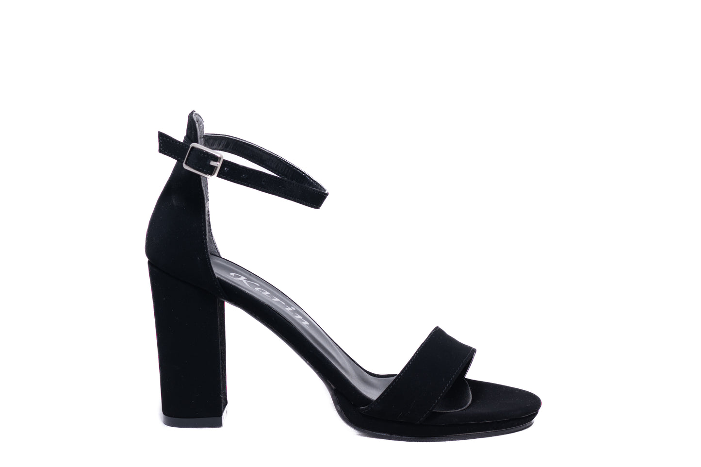 Women's sandals KARIN 6298 black velour