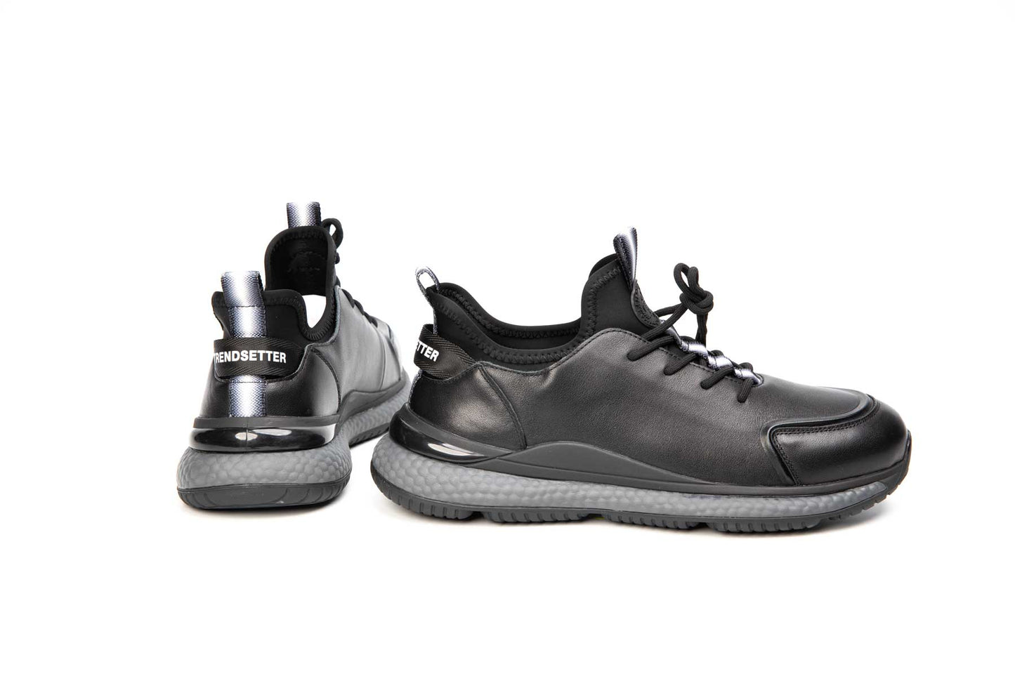 Men's sneakers genuine leather FRANCO GERARDO 33609 black