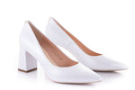 Pantofi dama eleganti piele naturala 20312 alb