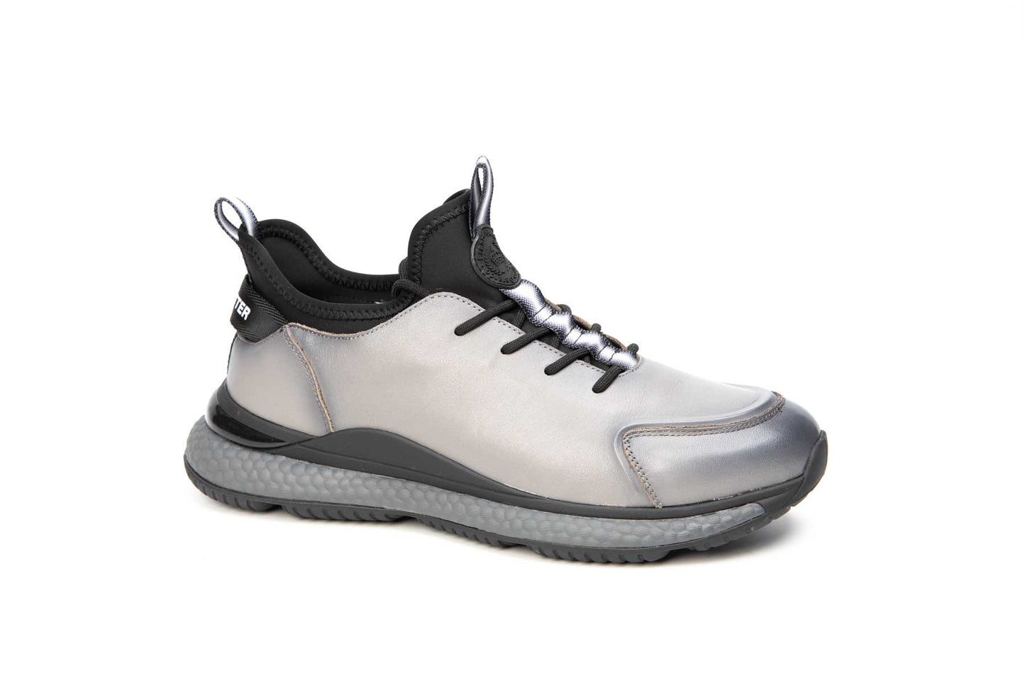 Men's sneakers genuine leather FRANCO GERARDO 33609 gray