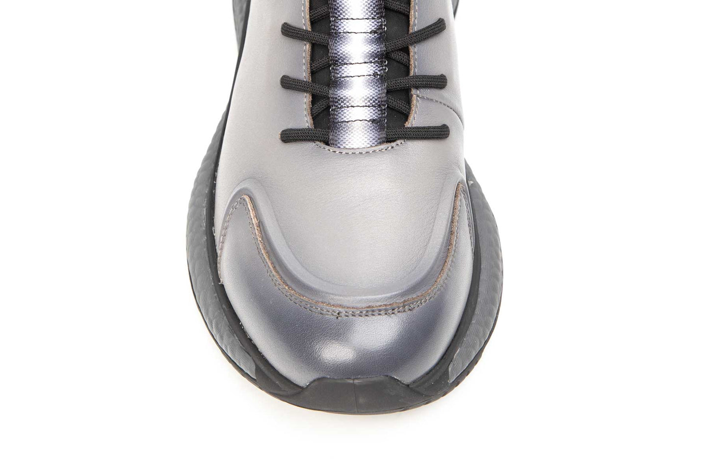 Men's sneakers genuine leather FRANCO GERARDO 33609 gray