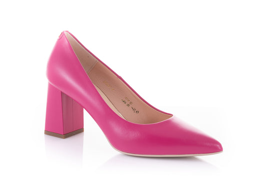Pantofi dama eleganti piele naturala SALA 20312 fucsia