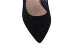 Pantofi dama eleganti piele naturala 20312 negru velur