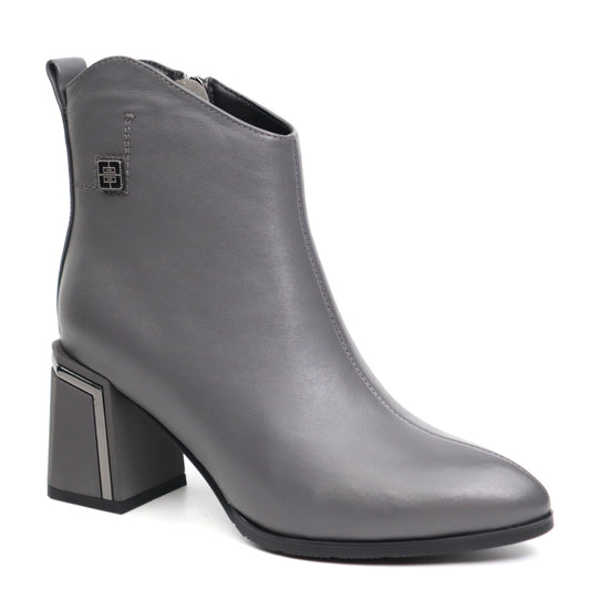 Ghete dama elegante piele naturala JOSE SIMON 3224 grey