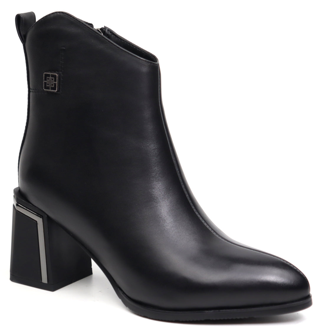 Ghete dama elegante piele naturala JOSE SIMON 3224 negru