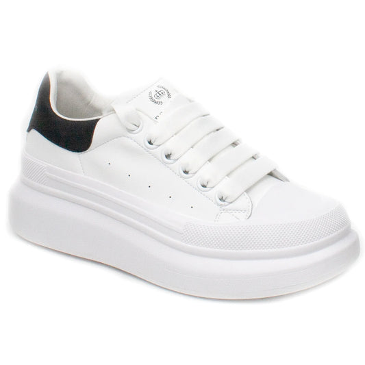 Adidasi dama sport piele naturala FRANCO GERARDO 806 alb