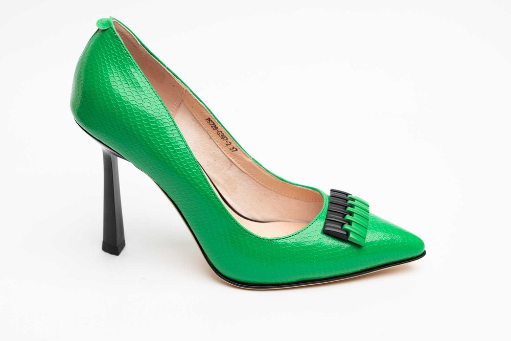 Pantofi dama piele naturală BETINA 397 Verde