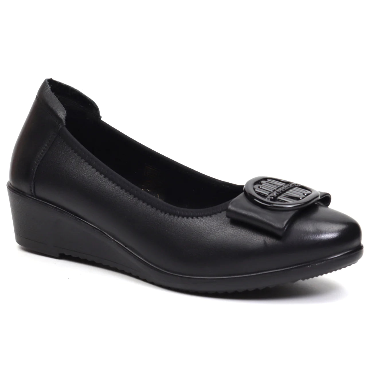 Women's casual shoes made of genuine leather FORMAZIONE 888-1 black