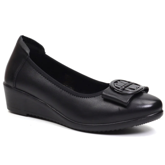 Pantofi dama casual piele naturala FORMAZIONE 888-1 negru