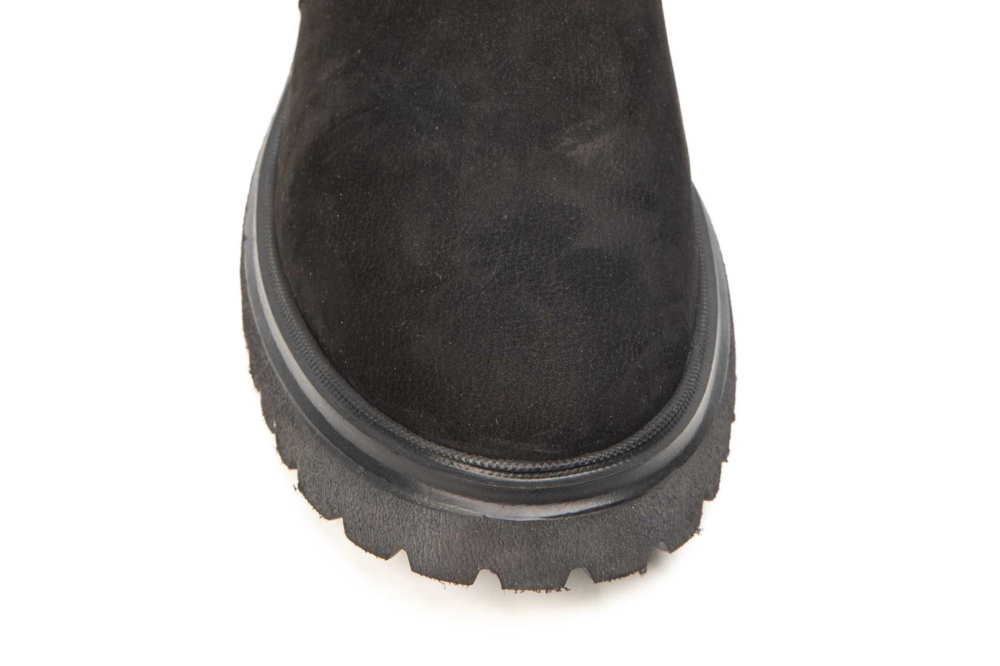 Ghete barbati casual piele naturala CATALI 068 negru velur