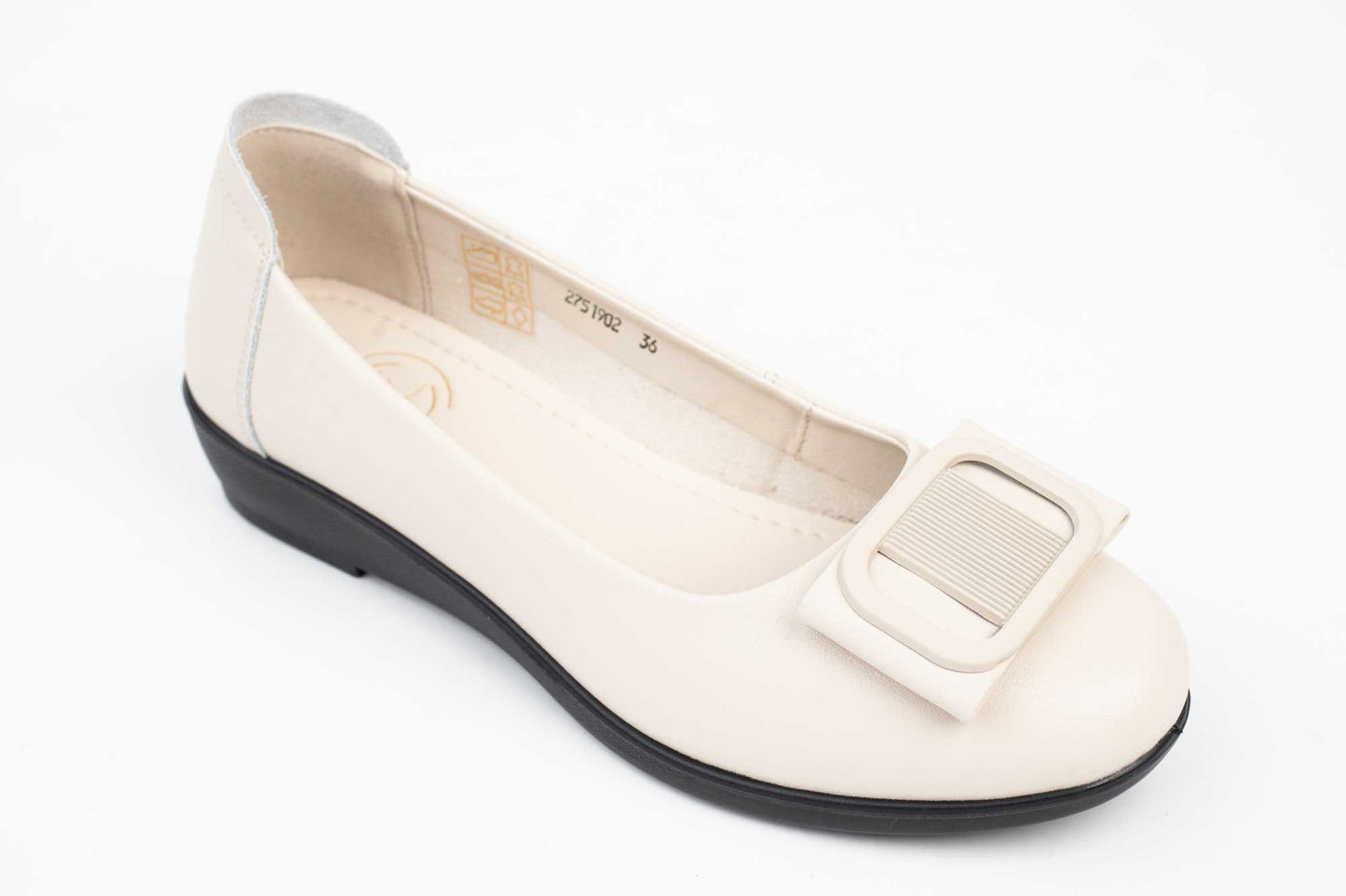 Pantofi dama piele naturala FORMAZIONE 2751902 Crem