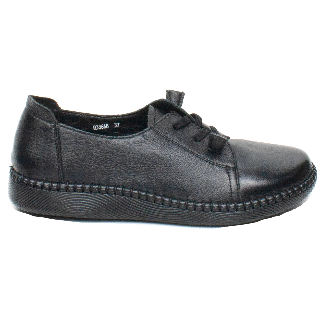 Pantofi dama casual piele naturala 3366 negru