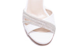 Sandale dama elegante piele ecologica 7033 alb box