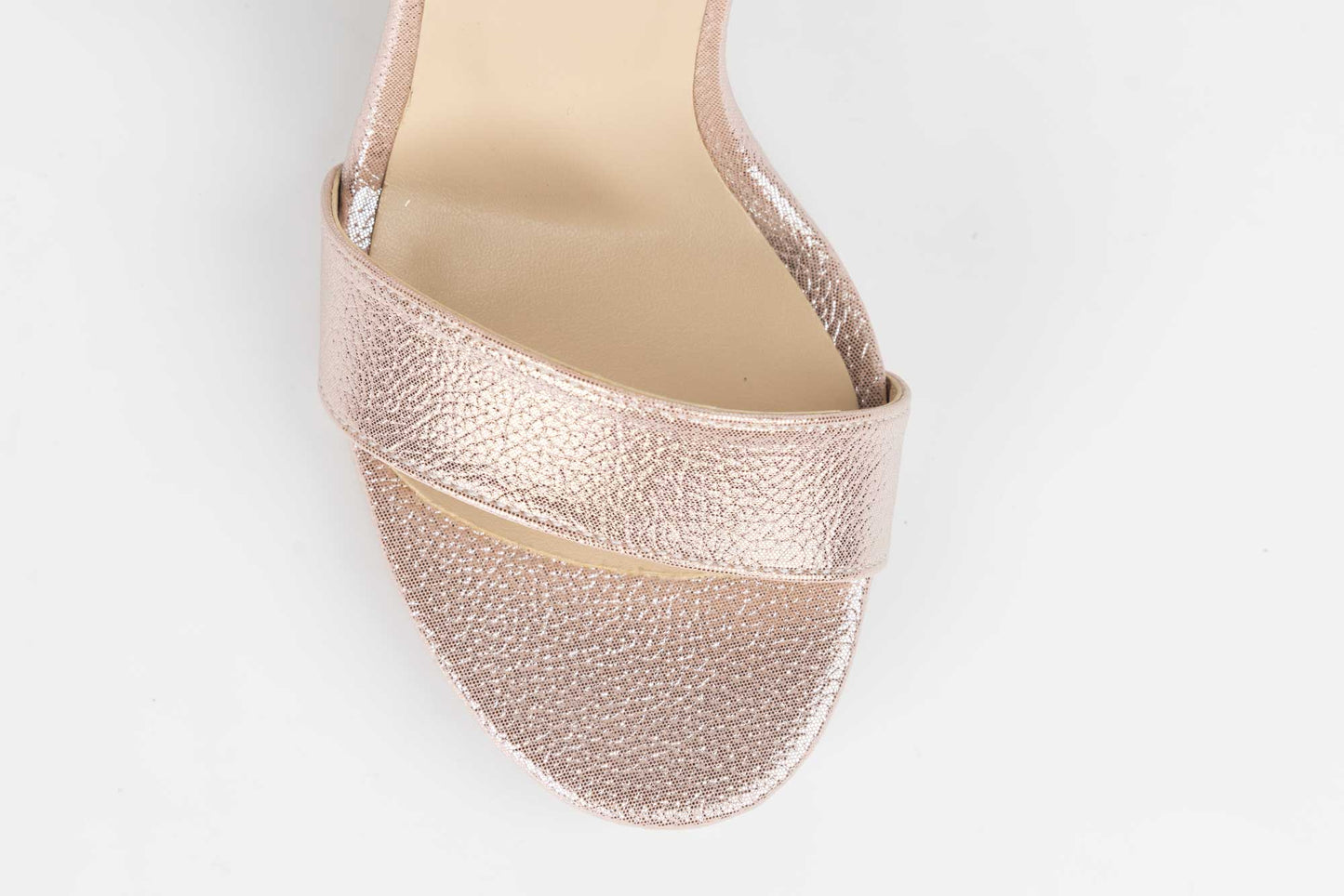 Women's sandals KARIN 6300-1 satin croco powder