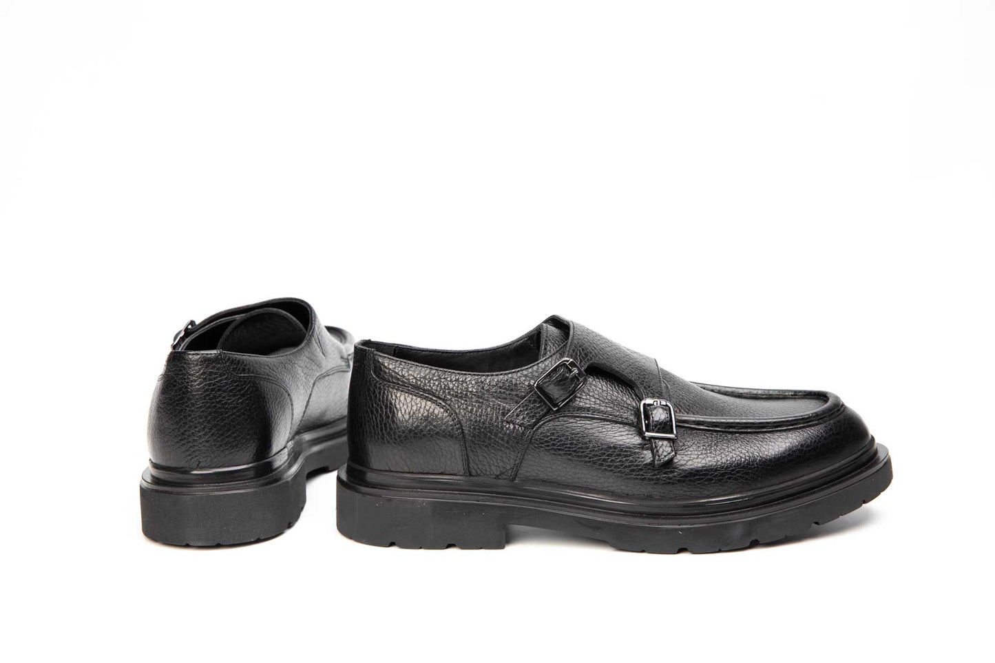 Pantofi barbati casual piele naturala 90 negru box