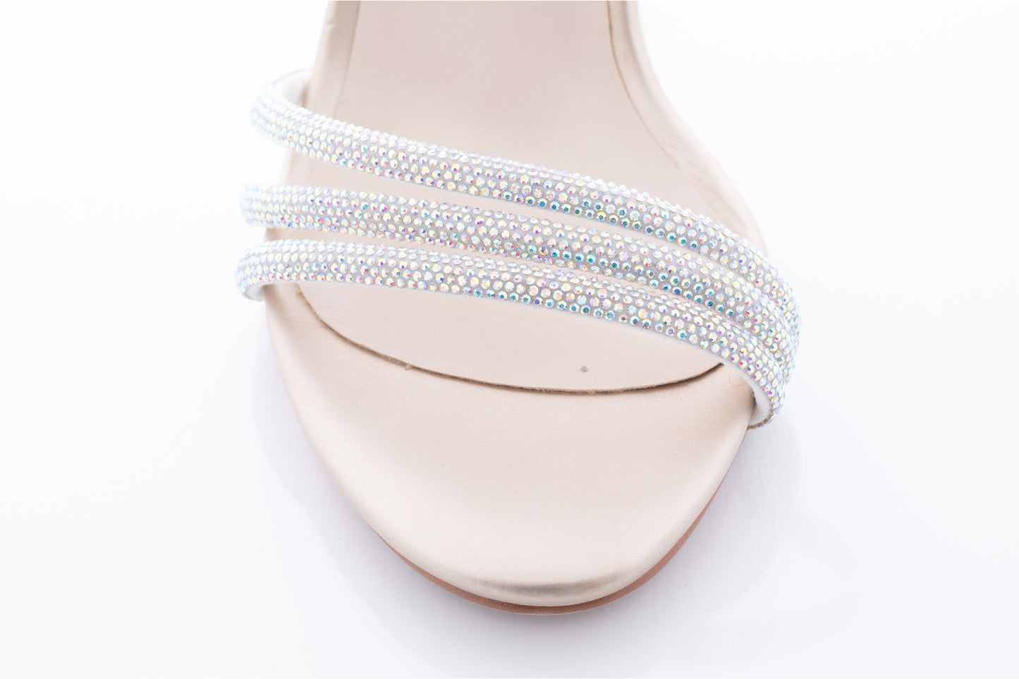 Women's casual sandals made of eco-leather KARIN 6700-1 gold layt