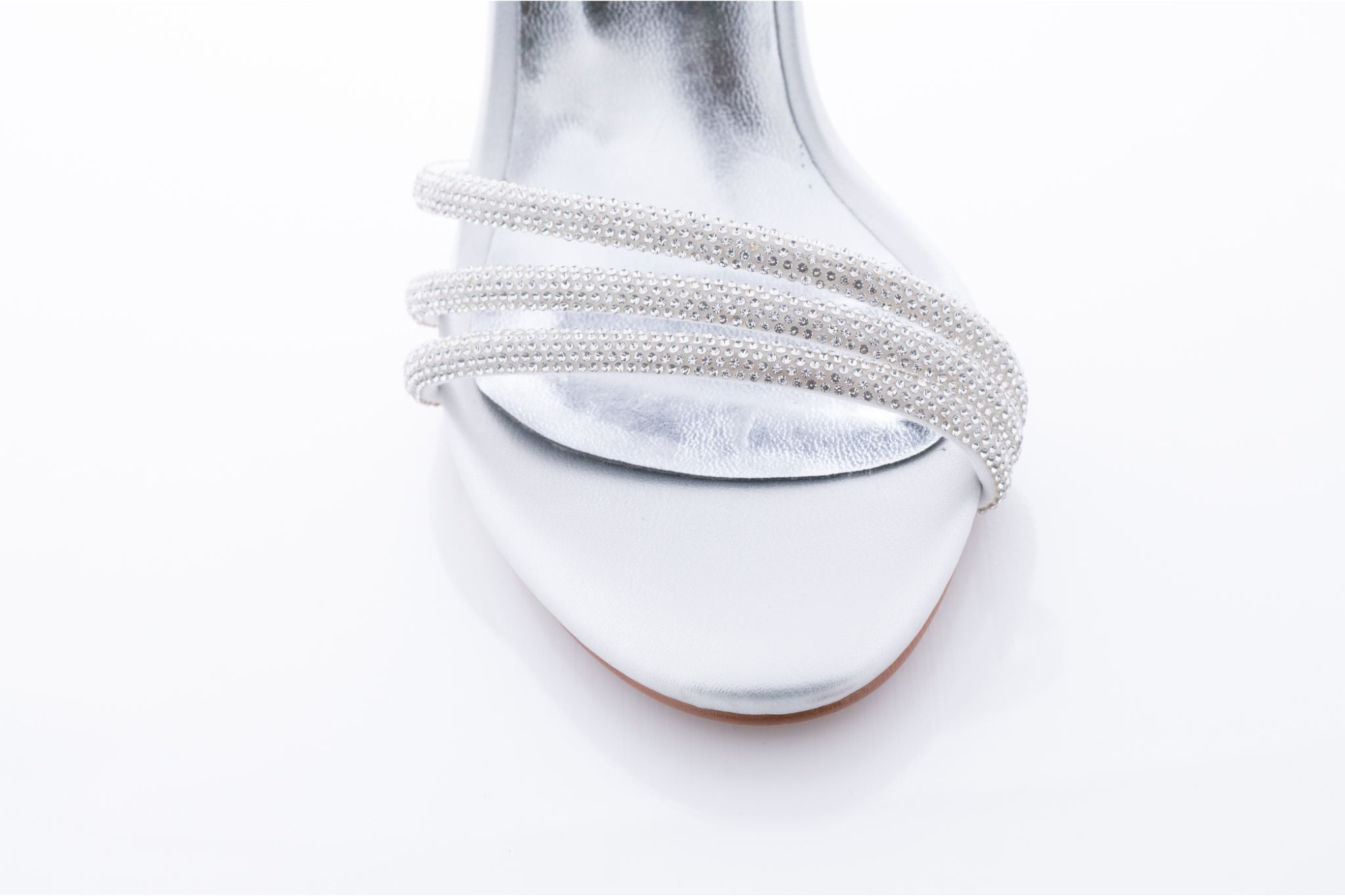 Sandale dama casual piele ecologica 6700 argintiu