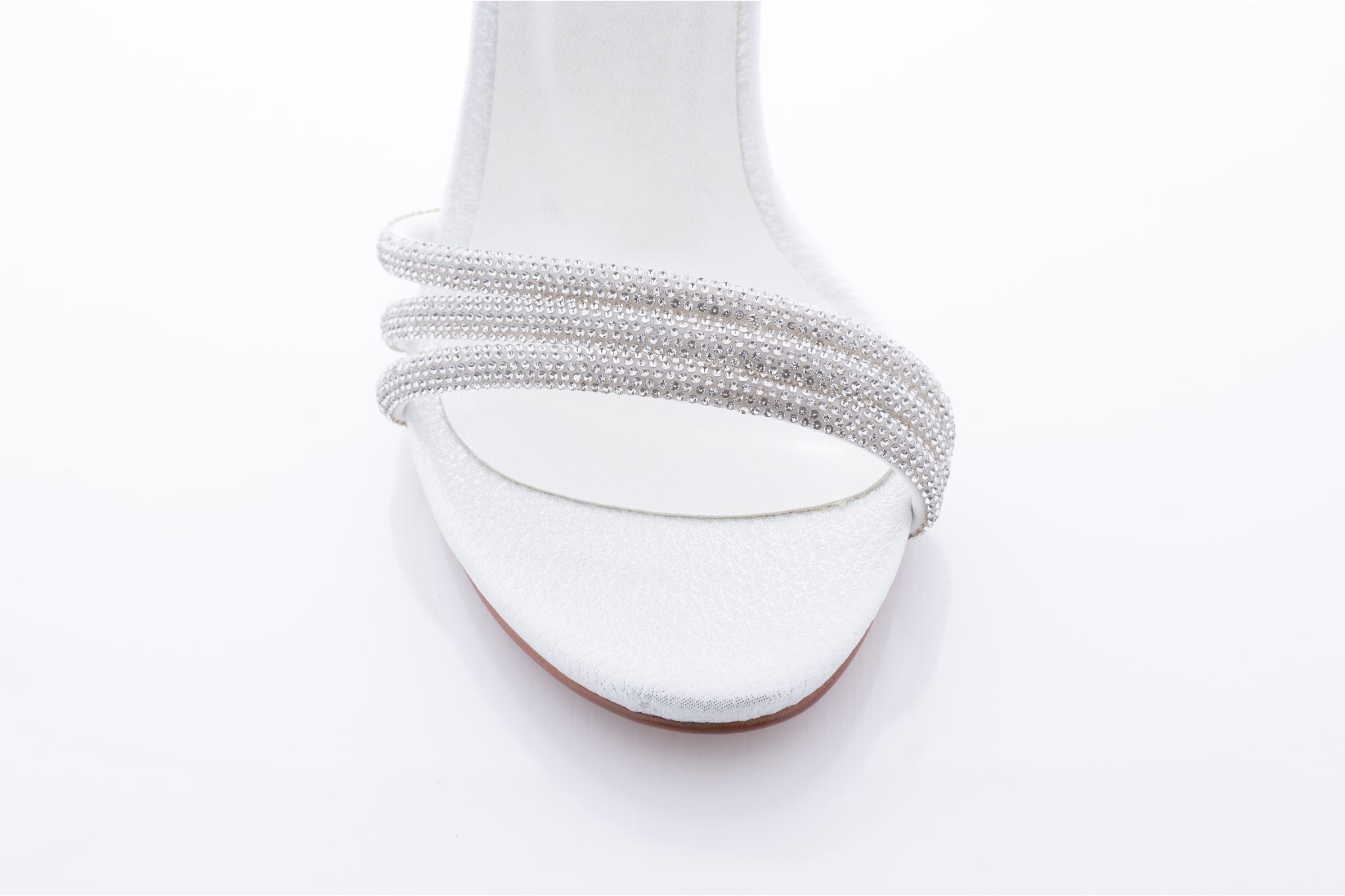 Sandale dama casual piele ecologica 6700 alb croco saten