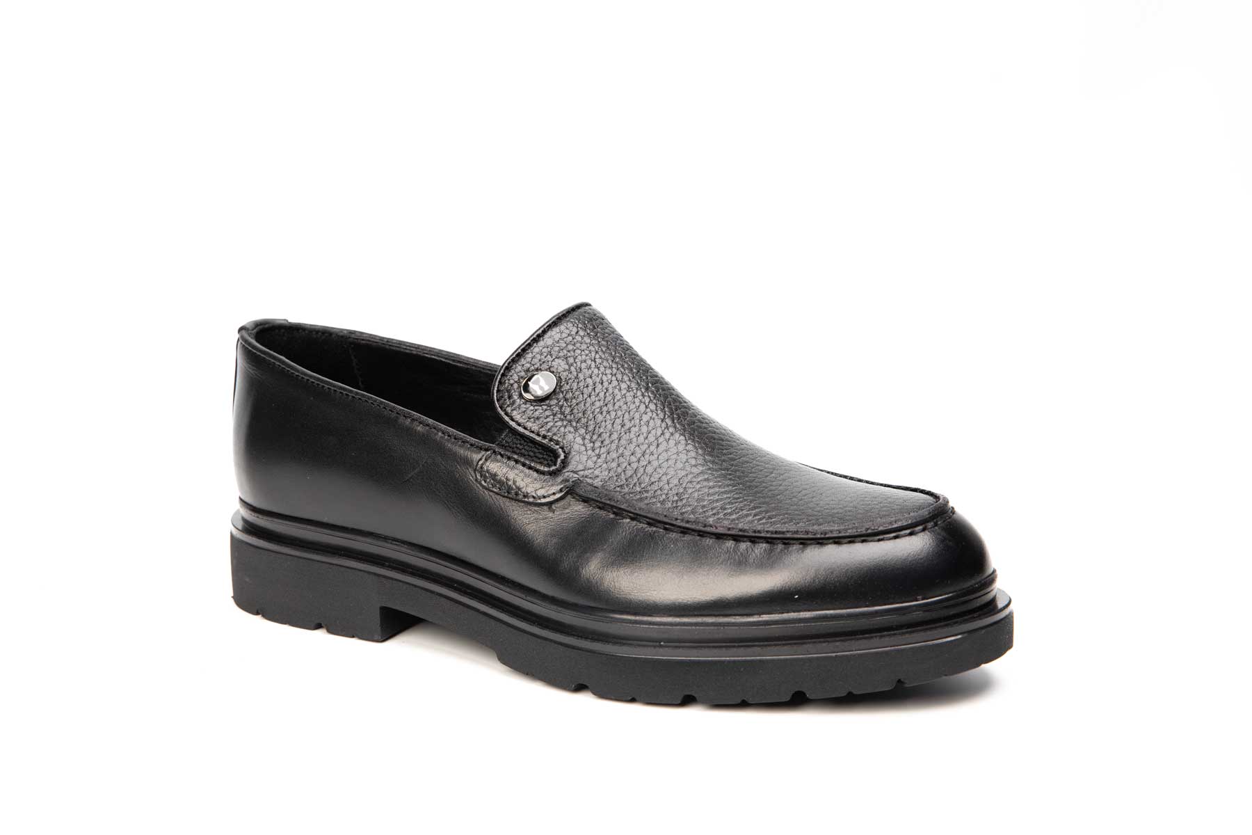 Pantofi barbati casual piele naturala Z01 negru box