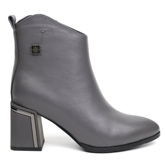 Ghete dama elegante piele naturala JOSE SIMON 3224 grey
