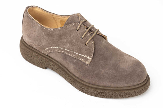 Pantofi dama piele intoarsa naturala 601 Vizon vel