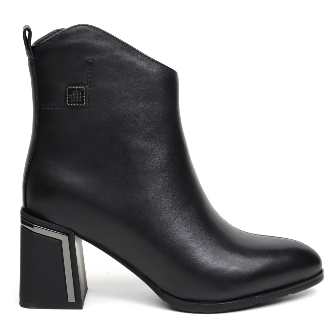 Ghete dama elegante piele naturala JOSE SIMON 3224 negru