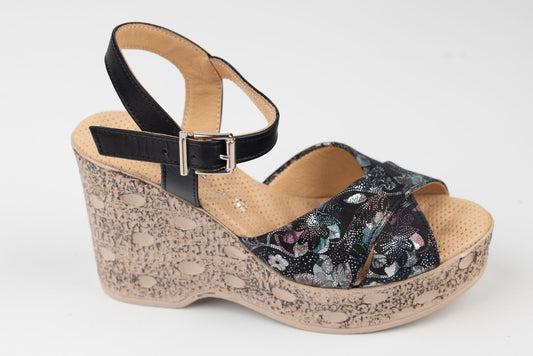 Women's sandals, genuine leather LSD 310 N color