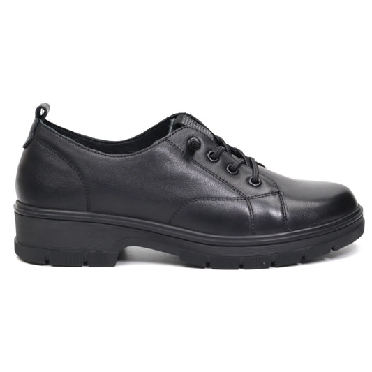 Pantofi dama casual piele naturala FORMAZIONE 23726 negru