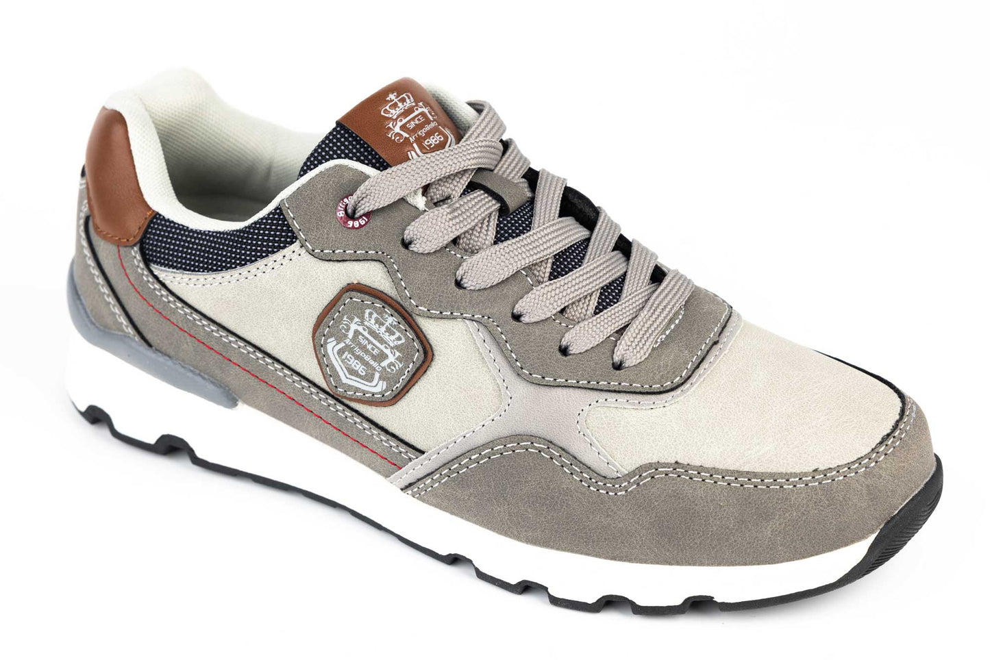 Men's eco-leather shoes ARRIGO BELLO 3573 Grey