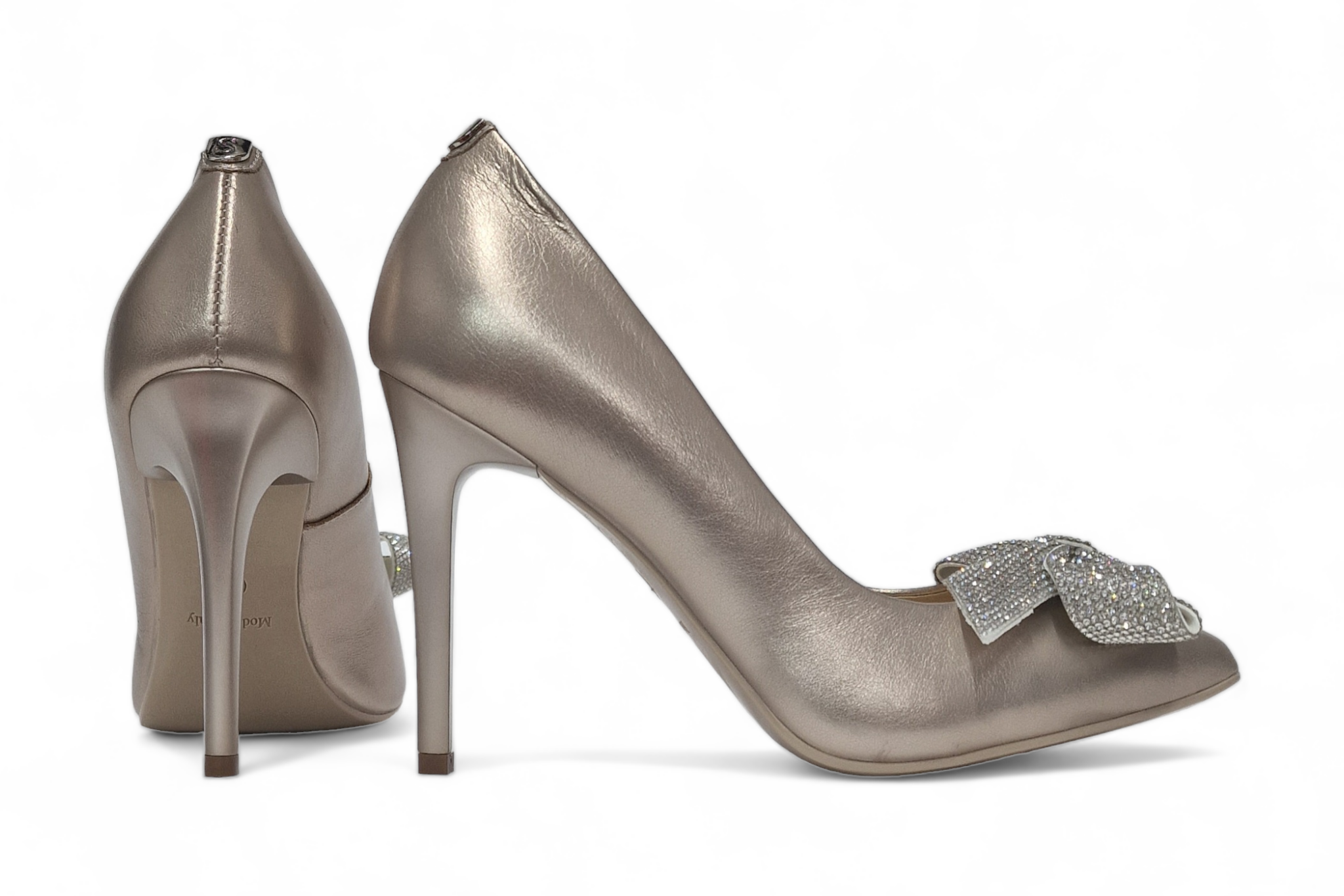 Pantofi dama eleganti piele naturala SALA 20265 auriu