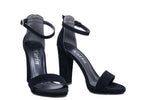Sandale dama KARIN 6300-1 negru velur