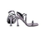 Sandale dama elegante piele ecologica LONDON 371-11 platin