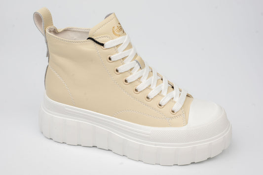 Women's genuine leather boots FRANCO GERARDO 5022 Apricot