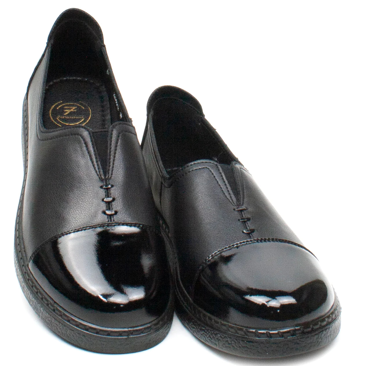 Pantofi dama casual piele naturala Q12 negru