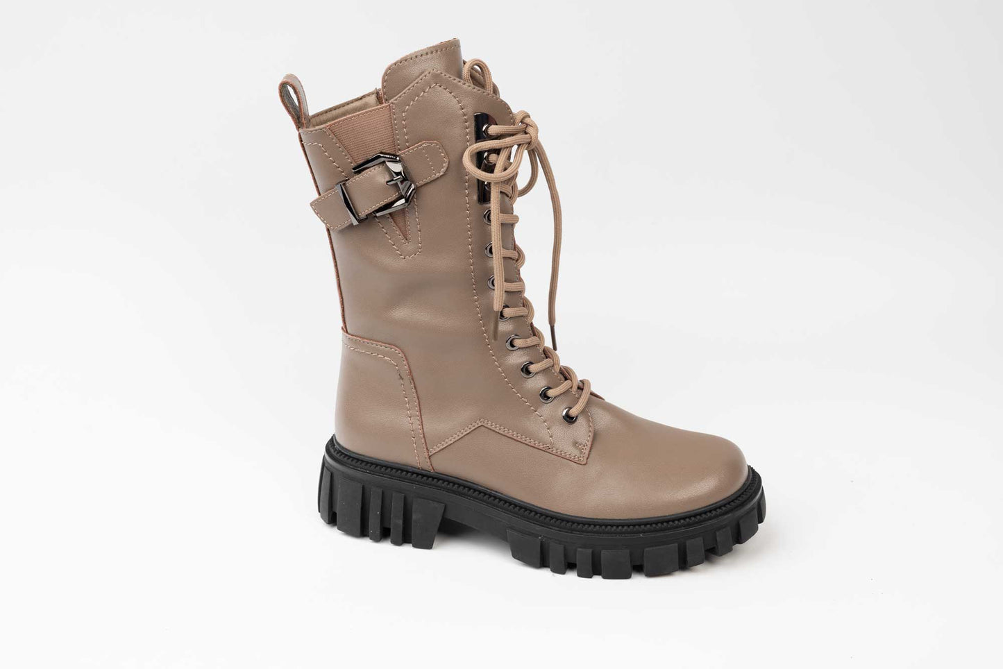 Women's boots made of genuine leather FORMAZIONE 5641 Grey