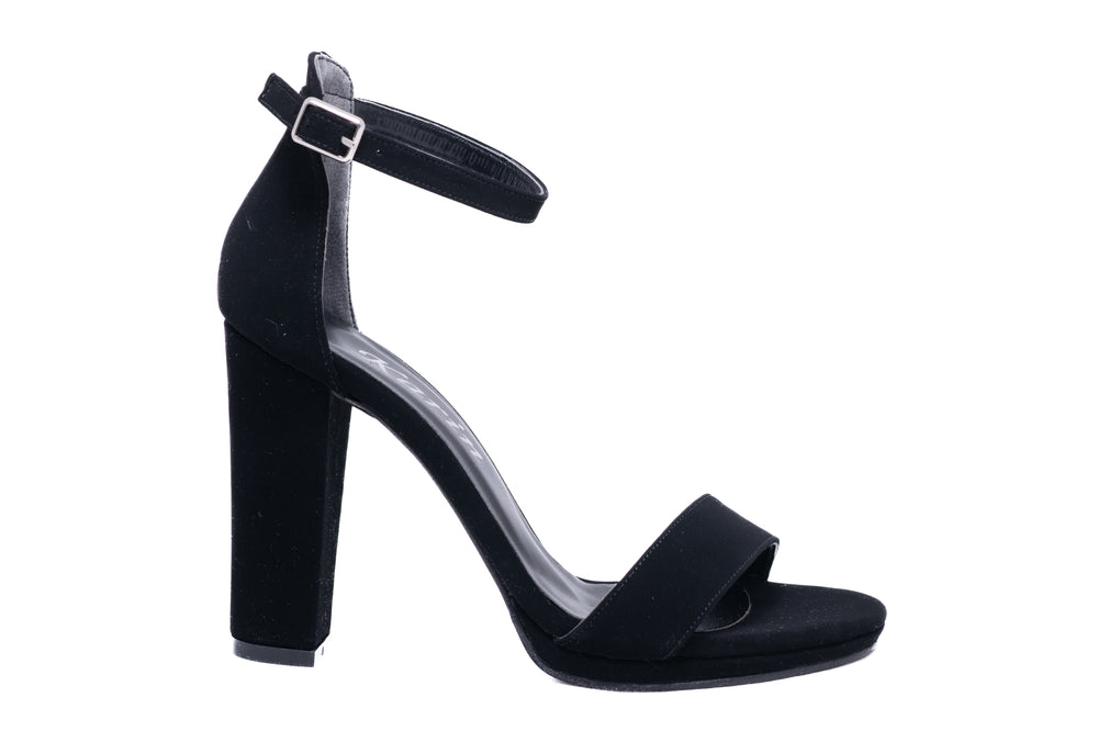 Sandale dama KARIN 6300-1 negru velur