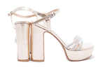 Sandale dama elegante piele ecologica 7234 auriu