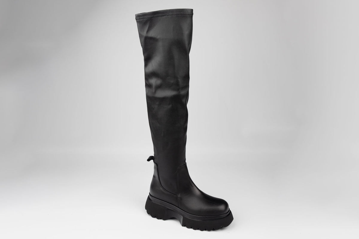 Cizme dama piele naturala stretch elastic DOGATI 022235-5 N box (36-40)