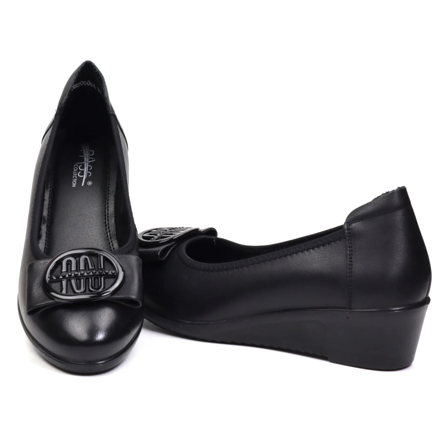 Women's casual shoes made of genuine leather FORMAZIONE 888-1 black