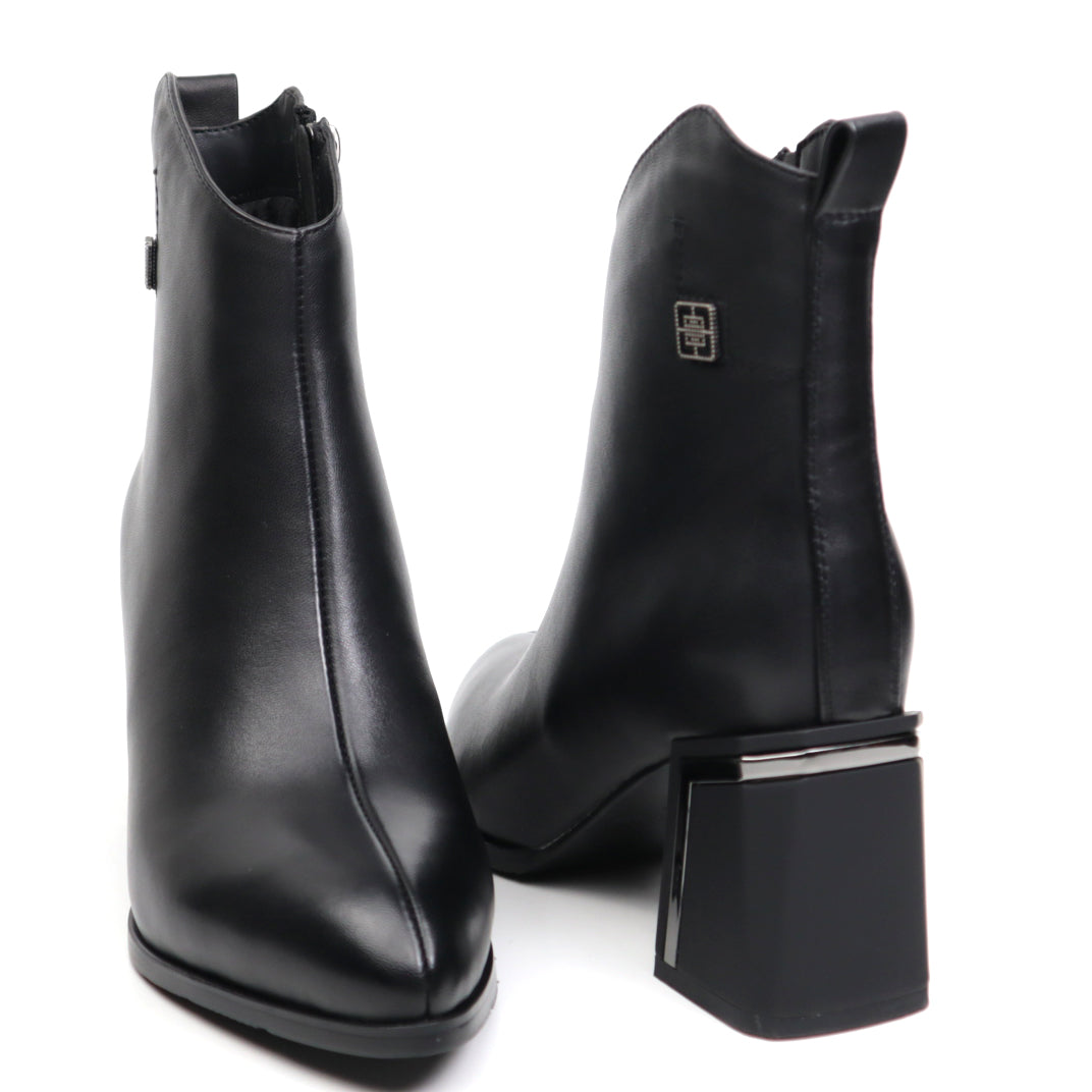 Ghete dama elegante piele naturala JOSE SIMON 3224 negru